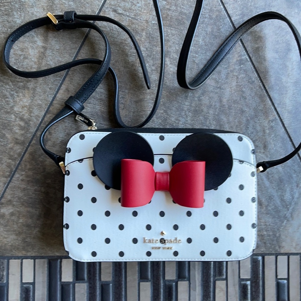 disney x kate spade new york other minnie mouse camera bag
